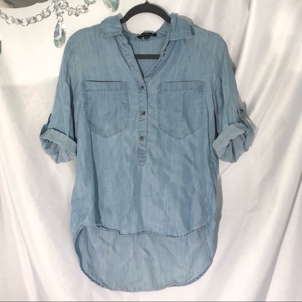 Denim Button Down 🦋 - Picture 2 of 2